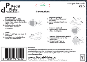 Pedal Plate | Keo | Compatible with Look Keo