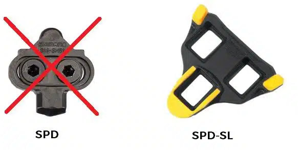 SPD and SPD-SL cleat comparison