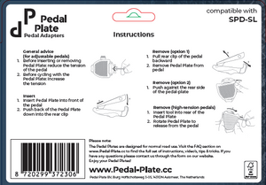 Pedal Plate | SL | Compatible with Shimano SPD-SL